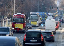 Protestwelle Geht Weiter Lastwagen Demo Zog Durch Jena 04