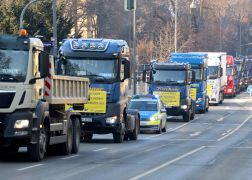Protestwelle Geht Weiter Lastwagen Demo Zog Durch Jena 06