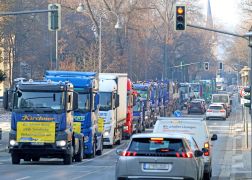 Protestwelle Geht Weiter Lastwagen Demo Zog Durch Jena 09