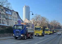 Protestwelle Geht Weiter Lastwagen Demo Zog Durch Jena 14