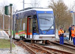 Strassenbahn In Jena Entgleist 09