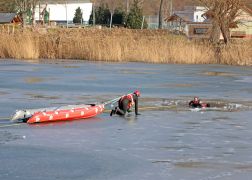 Eisrettung Feuerwehr Jena Trainiert Den Ernstfall 07