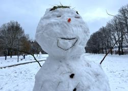 Flockenwirbel In Jena Schneemaenner Erobern Die Stadt 08