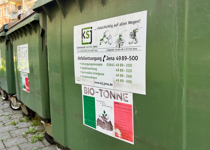 Bioabfälle müssen weiterhin sorgfältig getrennt in die Biotonne gegeben werden.