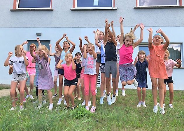 Die Kinder des Show-Balletts Formel I hatten trotz Corona viel Spaß beim Tanzen.