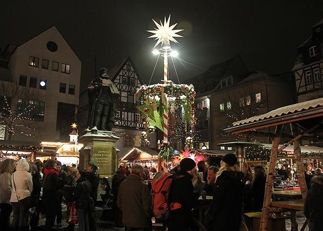 Der Jenaer Weihnachtsmarkt: Auch bei Studenten immer wieder beliebt.