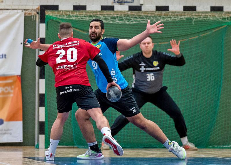 Spielten ihr letztes Spiel für Jena: Seif Monsef (blau) und Patryk Wiacek (schwarz).