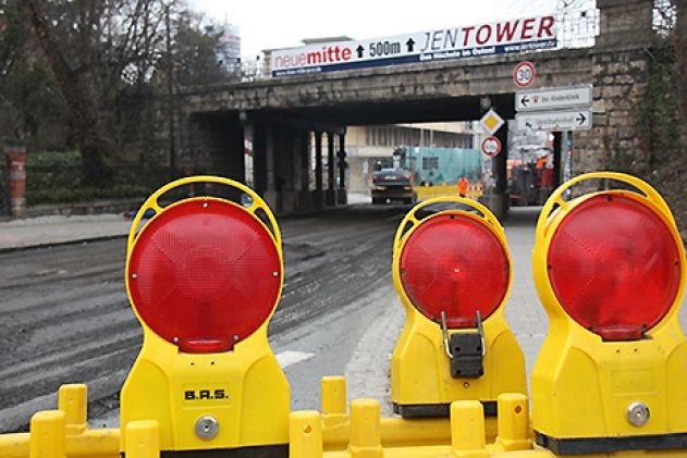 Jena. Sowie die Westbahnhofstraße als auch die Rudolstädter Straße werden ab heute halbseitig gesperrt sein.