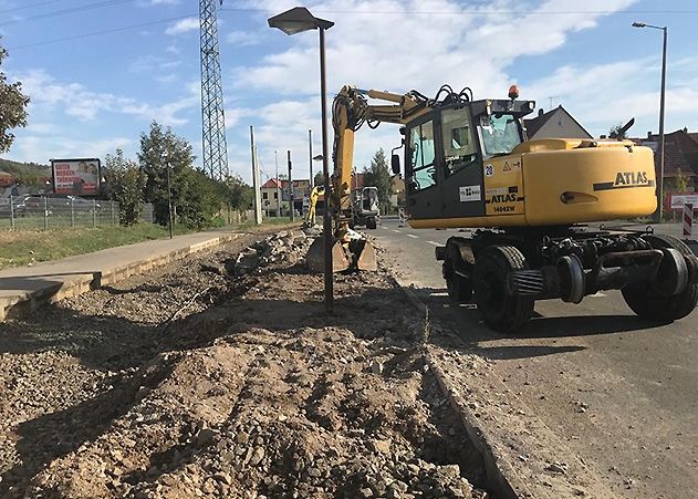 Die komplette Sperrung der Naumburger Straße wird ab Mittwoch, 26. September, 8.30 Uhr notwendig. Dann beginnt auch die Umleitung über die Brückenstraße.