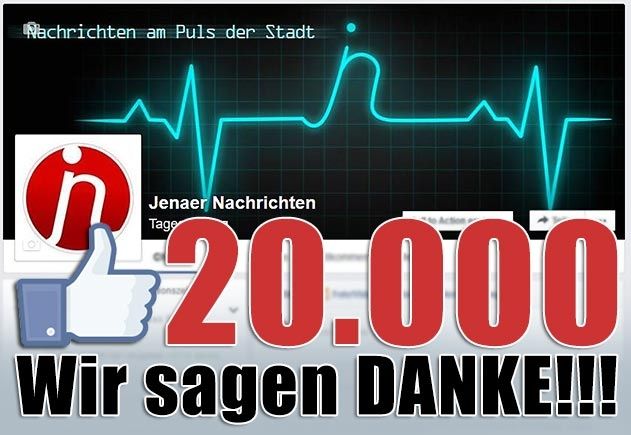 D-A-N-K-E!!! +++ 20.000 Leser bei Facebook.