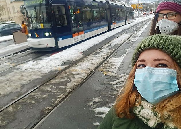Ab sofort gilt in Bussen und Bahnen in Jena das Tragen von medizinischen Masken.