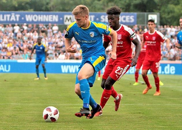 Dominik Bock, Eigengewächs des FCC, bleibt dem Verein weiterhin erhalten.