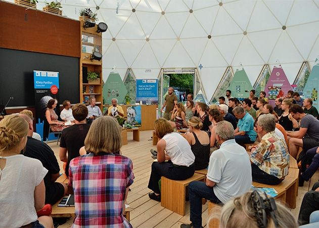 Veranstaltung am 04.06.2019 im Klima-Pavillon Jena zum Thema „Herausforderung Kohleausstieg“.