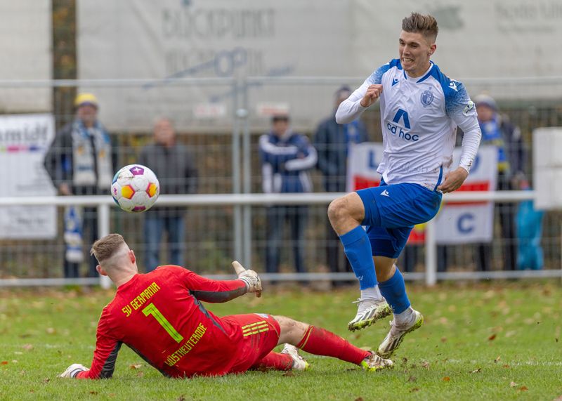 Jenas Jan Dahlke traf im Pokalspiel in Wüstheuterode gleich dreimal.