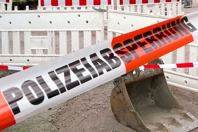 Auf einer Baustelle in Jena wurde am Mittwoch ein Gegenstand gefunden, der einer Bombe ähnlich war.