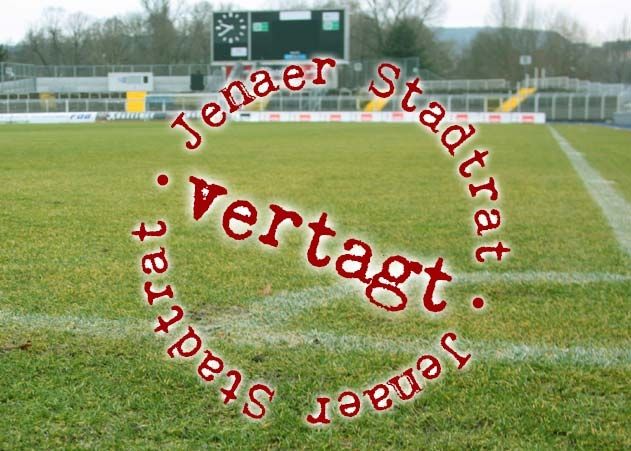 Vertagt: Die aktuellen Pläne der Jenaer Stadtführung zum Ernst-Abbe-Sportfeld sollen nun erst in der Mai-Sitzung des Stadtrates behandelt werden.