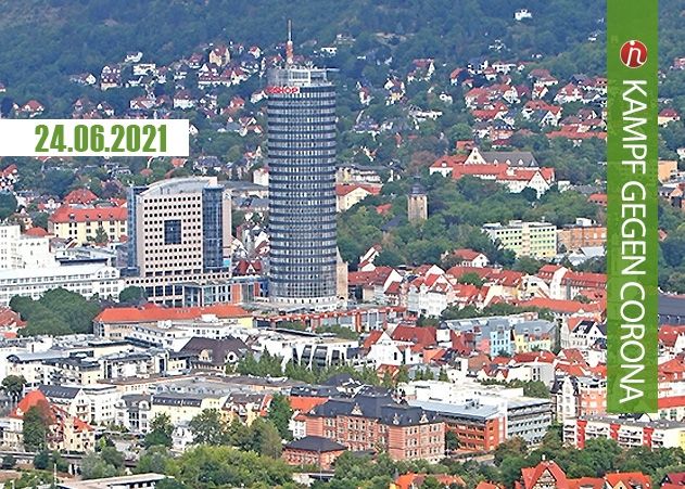 Die Stadt Jena hat seit einer Woche und gerechnet auf 100 000 Einwohner keine Infektion mit dem Coronavirus registriert.