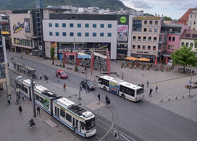 Bleibt alles wie gehabt: Vorerst wird es keine autofreie Innenstadt in Jena geben.