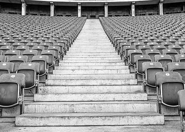 Tristesse im Stadion: Während der Coronazeit bleibt nur die Möglichkeit des Streamings übrig.