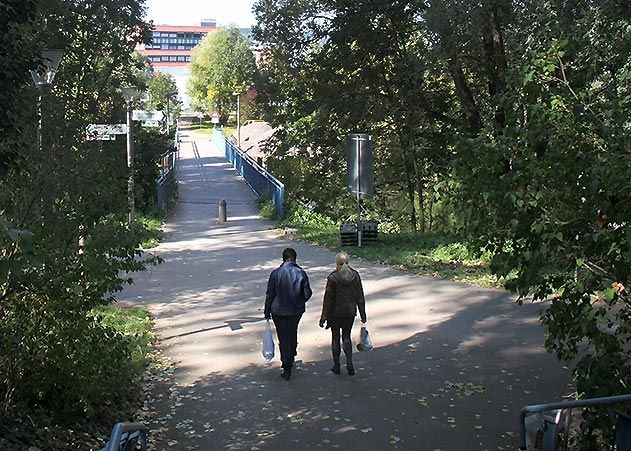 Die Fußgängerbücke zwischen Lobeda-West und Göschwitz ist wieder begehbar.