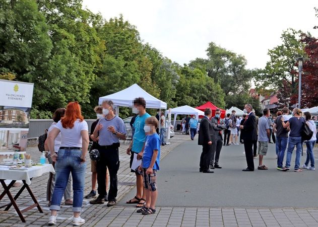 Die erste Open-Air-Messe der Agentur für Arbeit Jena war ein voller Erfolg.