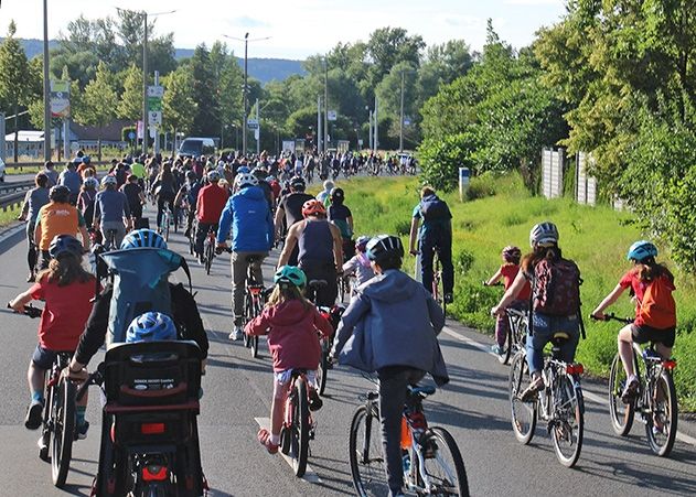 Die Jenaer Ortsgruppe von Fridays for Future ruft zur Fahrraddemo auf.