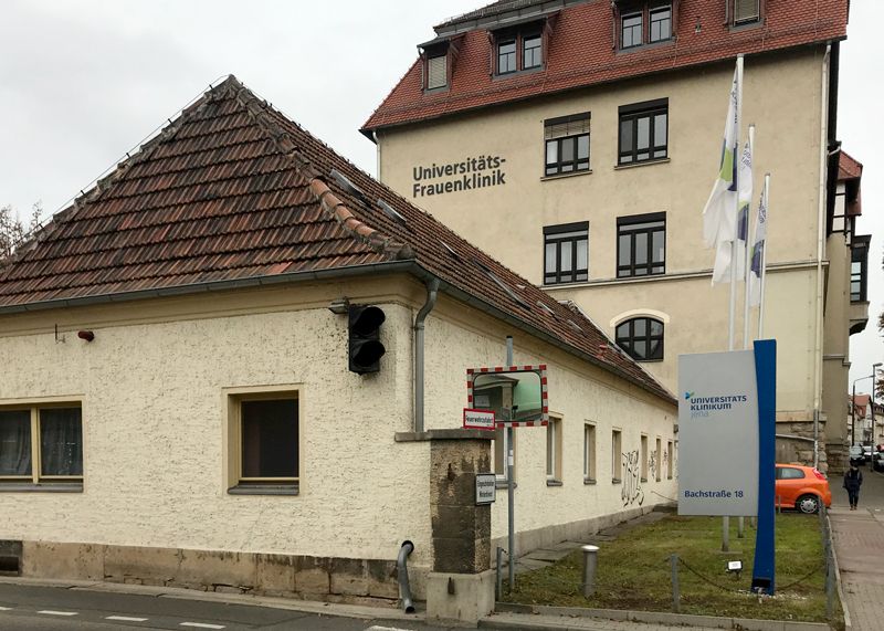 Die frühere Frauenklinik in der Bachstraße in Jena.