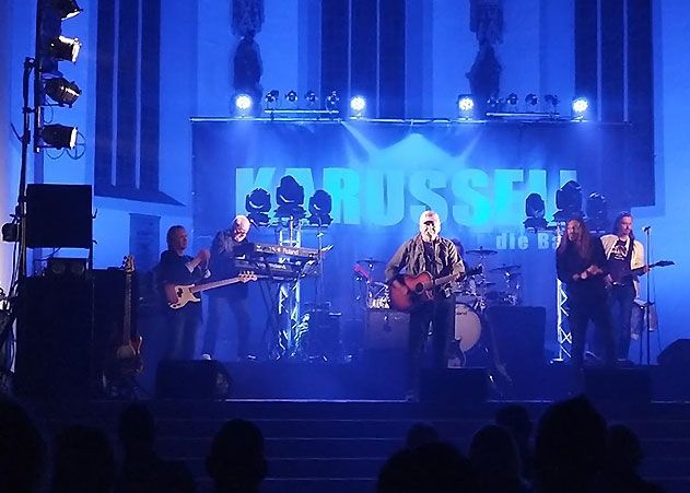 Die DDR-Kultband „Karussell“ begeisterte rund 200 Fans in der Jenaer Stadtkirche.