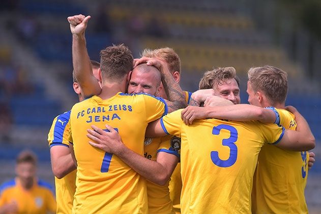 Der FC Carl Zeiss Jena kann auch nach dem vierten Saisonspiel jubeln.