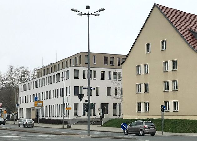 Das Gesundheitsamt in Jena am Lutherplatz 1.