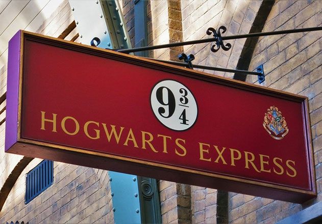 Gleis 9¾: Die Abenteuer von Harry Potter beginnen zumeist in London am Bahnhof King's Cross.