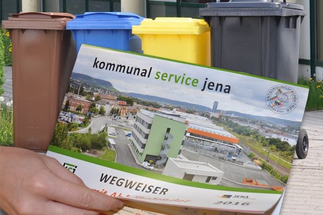 Der Abfallkalender 2016 wurde vergangene Woche an alle Jenaer Haushalte verteilt.