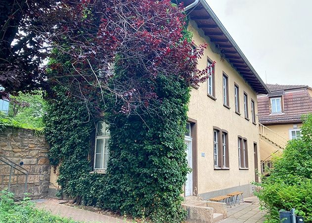 Haus im Frommanschen Garten in Jena.