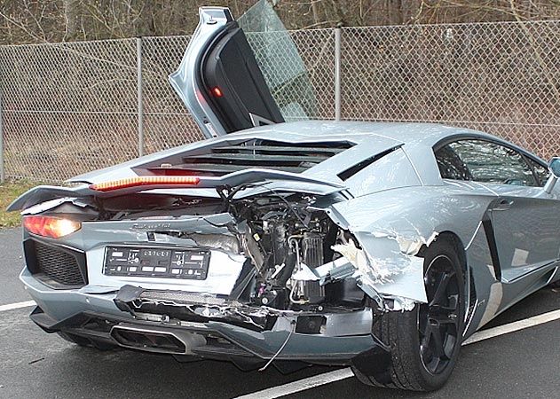 Die Autobahnpolizei entdeckte den 700-PS-starken Lamborghini Aventador bei Jena.