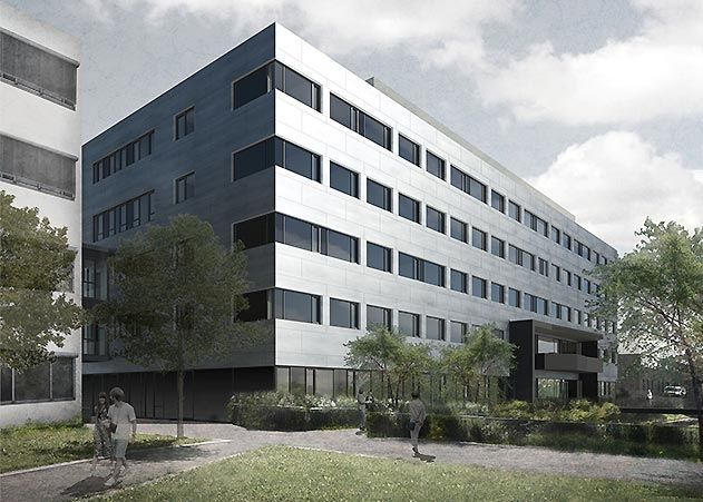 So soll das neue Forschungszentrum am Uniklinikum Jena im Jahr 2022 aussehen.