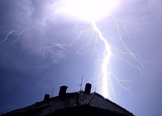 Ein Gewitter über Jena und dem Umland sorgte für Stromausfall.