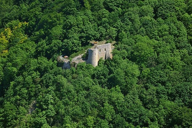 Luftbildfotografie  der Kunitzburg