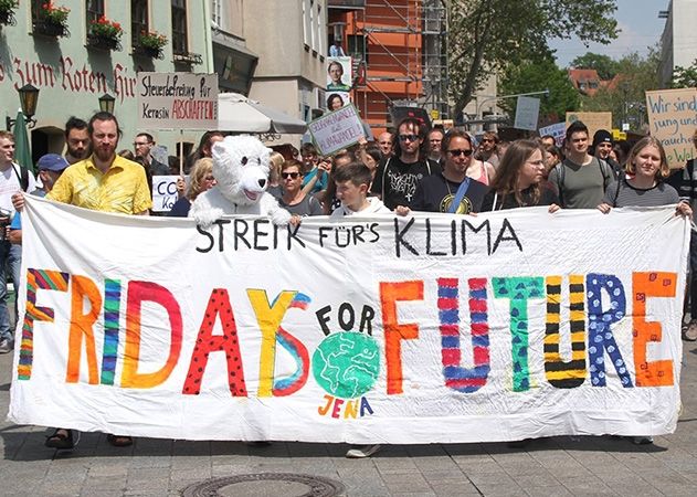Am Freitag wird auch in der Jenaer Innenstadt wieder für den Klimaschutz demonstriert.