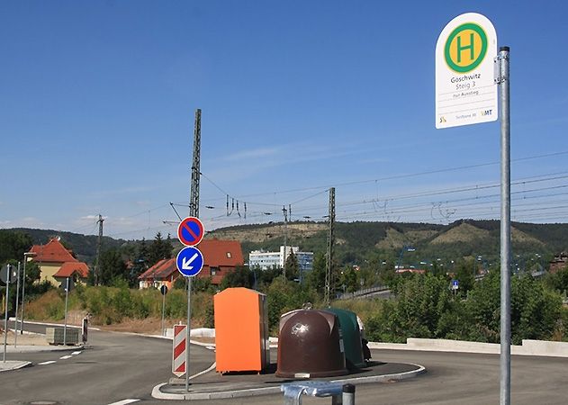 Ab Montag wird die neue Haltstelle „Göschwitz“ im gleichnamigen Ortsteil bedient.