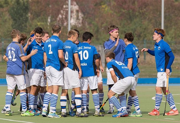 Die Hockeyherren vom SSC Jena haben am Wochenende die Tabellenspitze übernommen.