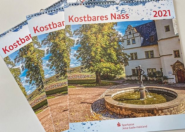 „Kostbares Nass“ – Der neue Sparkassenkalender für 2021 beschäftigt sich mit dem wichtigsten Lebenselixier.