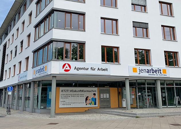 Persönliche Gespräche in der Agentur für Arbeit Jena sind nur noch für geimpfte oder genesene Besucher möglich.