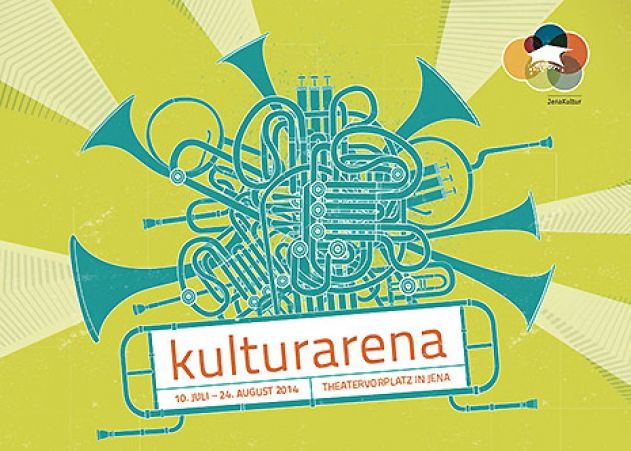 Mit neuen Sitzgelegenheiten und in gewohnter Qualität können sich vom 10. Juli bis 24. August 2014 wieder alle auf musikalische und schauspielerische Veranstaltungen bei der 23. Kulturarena in Jena freuen.