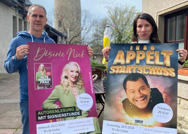 Fuchsturm-Chef Thomas Moenke und Marketing-Verantwortliche Claudia Rocktäschel.