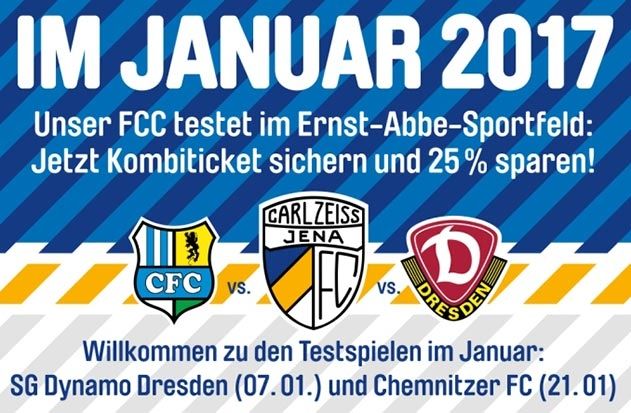 Winterfahrplan: FCC mit zwei Traditionsduellen im Sportfeld.