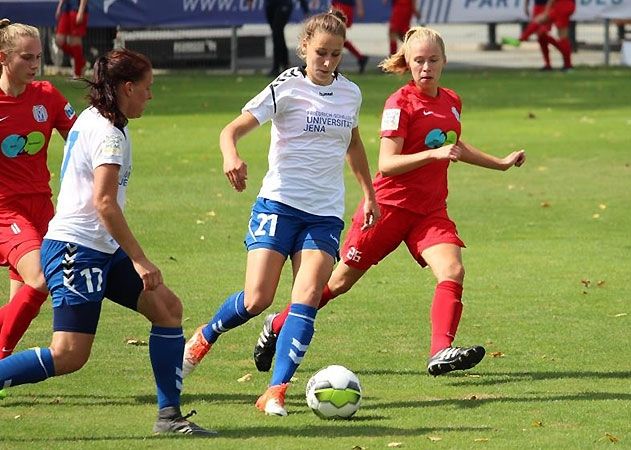 Die Frauen des FF USV Jena sind am kommenden Sonntag beim SV Meppen zu Gast.