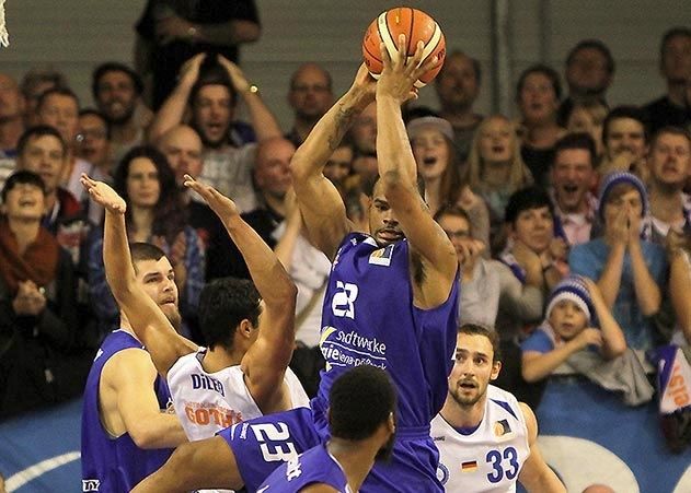 Es heißt Wiedergutmachung: Im Hinspiel verloren Jenas Korbjäger mit 72:62 gegen die Rockets.