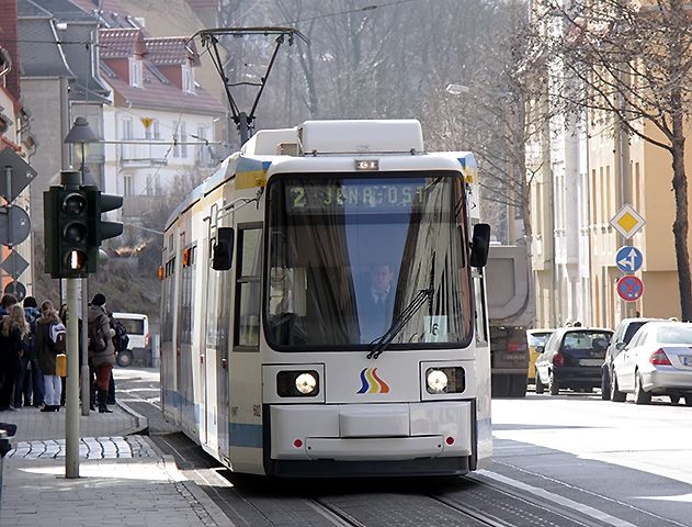 Straßenbahn in Jena-Ost