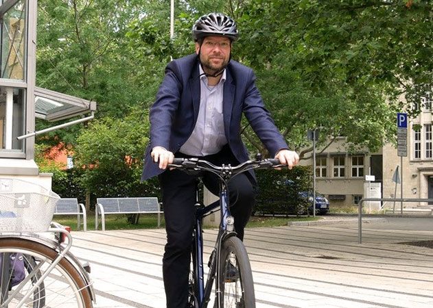 Jenas OB Thomas Nitzsche ist selbst passionierter Radfahrer.