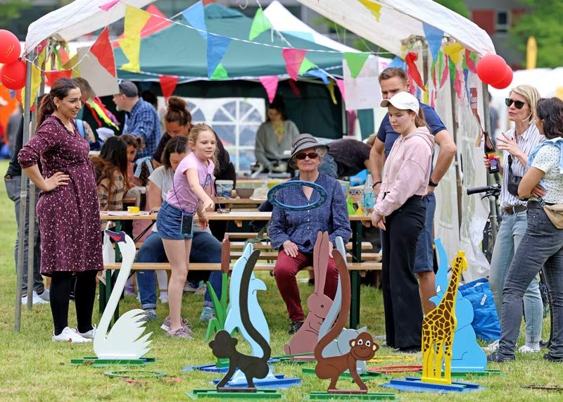 Vor allem die kleineren Besucher hatten auf dem Fest ihren Spaß.